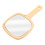 2 Pcs Wooden Handle Handheld Makeup Mirror 11