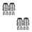 12Pcs Hammer Handle Metal Wedges Strong Iron Replacement for Use 6