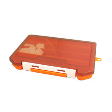 (Orange) Waterproof Fishing Lure Box for Bass & Pike Baits