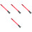 4Pièces Queue Élastique Protection Rangement 3