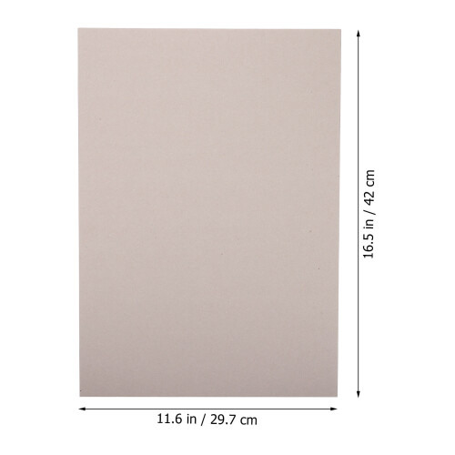 5Pcs Thickened Beige DIY Cardboard Sheets A3 Size for Handmade Crafts 1