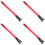 4Pièces Queue Élastique Protection Rangement 4