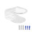 Wall Mount Router Holder Bracket for Deco X20/X60, Transparent 3