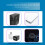 1USB Lumière Mini ABS Fer Décor 4