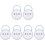 6Pcs Blue Cartoon Baby Pacifier Cases Durable Portable Storage Box 2
