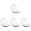 16St Emaille Serveerplaten Witte Retro Stijl 4