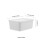 4Pcs Reusable Airtight Fridge Storage Boxes White Plastic Food Keeper 3