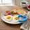 (Blue) Heart Silicone Egg Mold for Pancakes 2