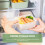 4Pcs Reusable Airtight Fridge Storage Boxes White Plastic Food Keeper 4