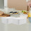 4Pcs Reusable Airtight Fridge Storage Boxes White Plastic Food Keeper 5