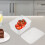 4Pcs Reusable Airtight Fridge Storage Boxes White Plastic Food Keeper 6