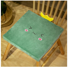 (Squinting Dinosaur) Comfy Washable Seat Cushion for Office Chairs - 50 Char