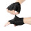 3Pcs Black Exercise Gloves Half Non-Slip Training Wrist Support 3