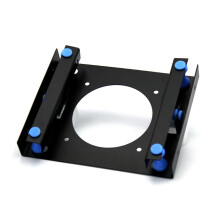 (Blue) Shockproof Silicone HDD Bracket Holder