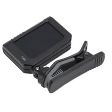 Black LCD Clip-On Guitar Tuner A0-C8 | 430-450Hz for Violin & Ukulele