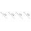 4Paires Sangles De Panier En Ajustables Pour Guidon 4