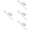 4Paires Sangles De Panier En Ajustables Pour Guidon 6