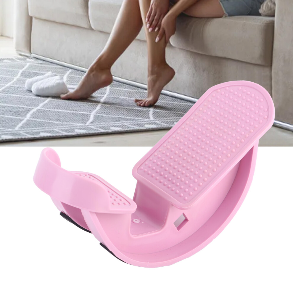 Pink Calf Stretcher Foot Rocker For Plantar Fasciitis, Achilles, 26X12.5cm
