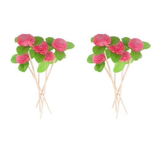 10Pcs Household Reed Diffuser Flower Sticks for Cozy Aromatherapy 2