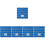 5Ensembles Strips Tableau Feutre Ciel Auto-Adhésif Pour Murs DIY 4