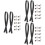 6 Sets Leather Handbag Handles Tote Replacement Straps With Rivets 5