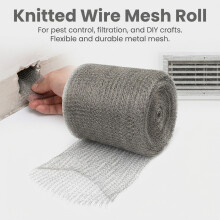 (Silver 12.7CM x 6M) Copper Wire Mesh for Brewing & Distillation