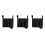 3St Multifunctionele PU Organizer Voor Campingstoel Zwart 4