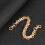 2 Pcs Gold Bag Accessories Diy Straps Handbag Replacements Chain 10
