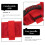 Rood Polyester Auto Dakgreep Handvat Stevig Comfortabel 5
