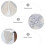 1pc European Table Runner Tassel White Table Flag Polyester 5