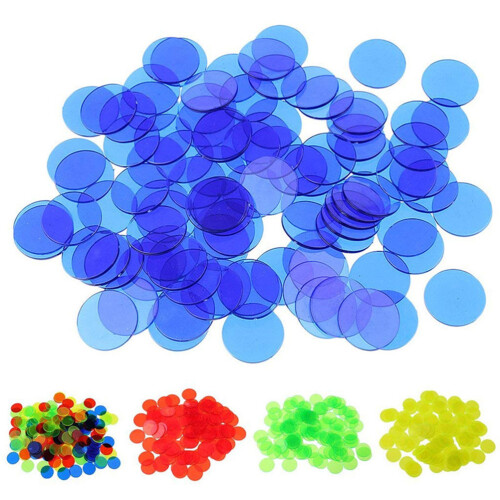 1080Pcs Colorful Plastic Chips Counters for Math Games and Play 1