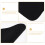 Black Microfiber Bowling Ball Towel Durable Reusable Cleaner Pad 4