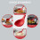 (Red) Platinum Silicone Heat-Resistant Cooking Spoon 8
