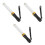 3Pcs Practical Black Glow Stick Reusable Light Stick for Concert Decor 10