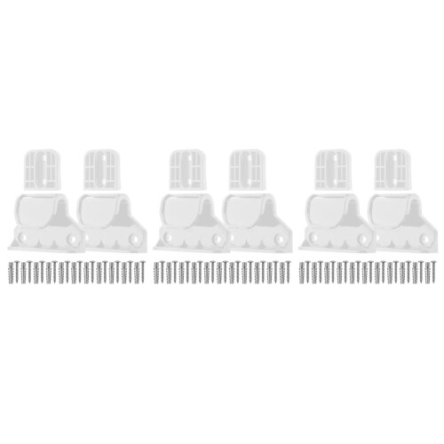 3Sets Easy Install White Retractable Baby Gate Parts for Car Security 2