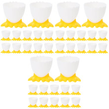 36Pièces Supports Œufs Original Coloré En PP Pour Famille