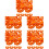 500Pcs Bright Orange Plastic Chicken Leg Bands Identification Tags 7