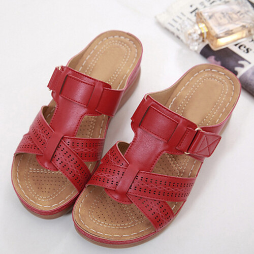 (red, 40) Women\'s Supportive Orthopedic Sandals for Walking 1