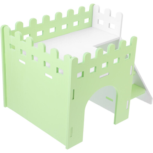 Cachette Hamster En PVC Vert Clair Pour Maison De Petite Cage