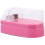 5Pcs Manicure Nail Drill Bit Storage Box Pink Plastic Display Case 2