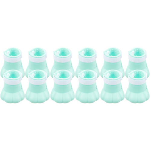 12Pièces Bottes Anti- Pour Chats Silicone Protection