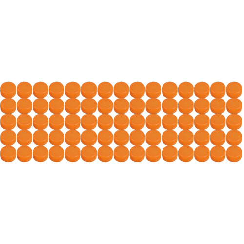 300Pièces Caps Bouteille Orange DIY Étanche Usage