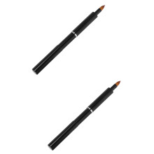 2Pièces Pinceaux Cosmétiques Portables Pour Femmes