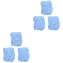 Fil Coton Portable Bleu Ciel Pour Tricot Multifonctionnel