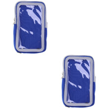 2Pièces Brassard Téléphone Sport Zip Étanche Rangement Pratique