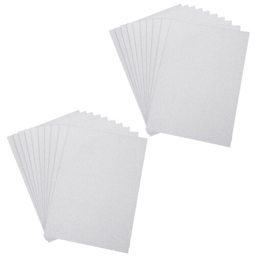 Silber Glitter Papier Karton Für Scrapbooking Und DIY 2