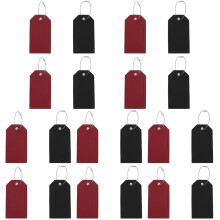 20Pcs Travel Luggage Tags PU Durable Suitcase Hanging Labels