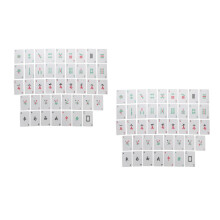 2Ensembles Paquet Plastique Cartes À Jouer Poker Résistantes