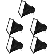5Pièces Softbox Pour Flash Caméra Portable En Tissu