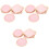 60Pcs Light Pink Paper Dessert Party Dinner 5